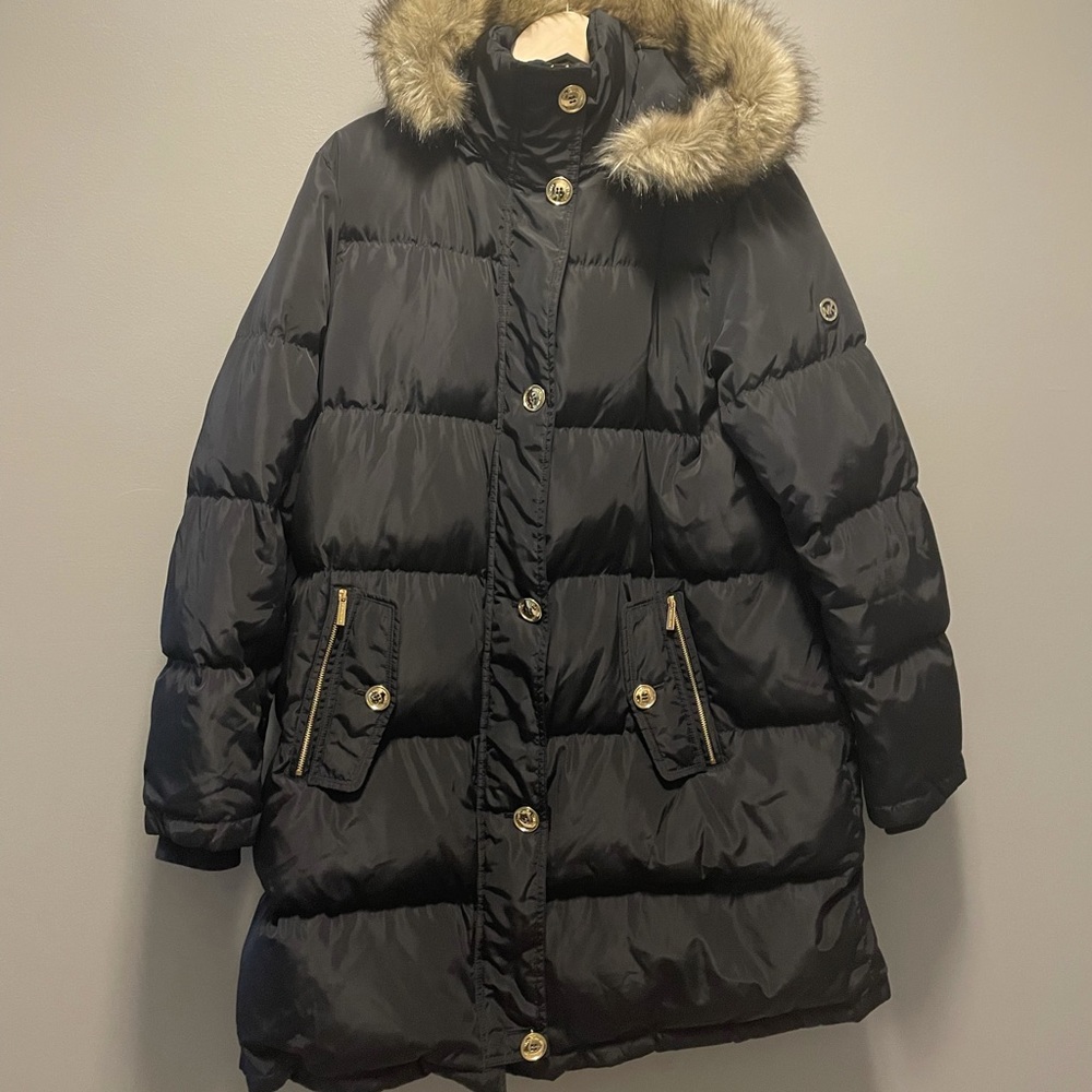 Michael Kors long down coat